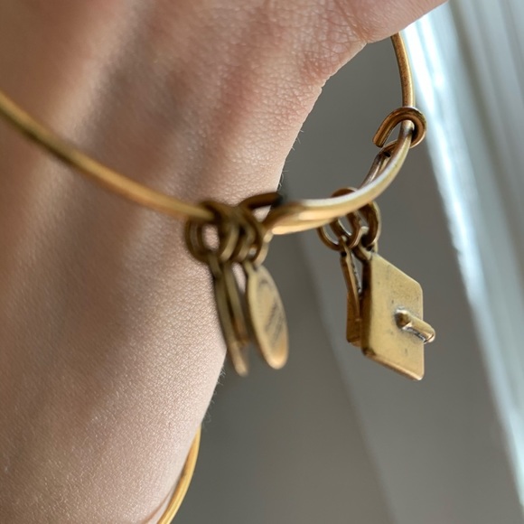 Graduation Cap Gold Bangle | Grad Alex and Ani - Picture 4 of 4